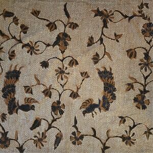 Javanese Indonesian Handprinted Batik Fabric Sarang 100% Cotton Bird and plant